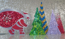 Trends for Christmas and New Year Sequins Photo Zones