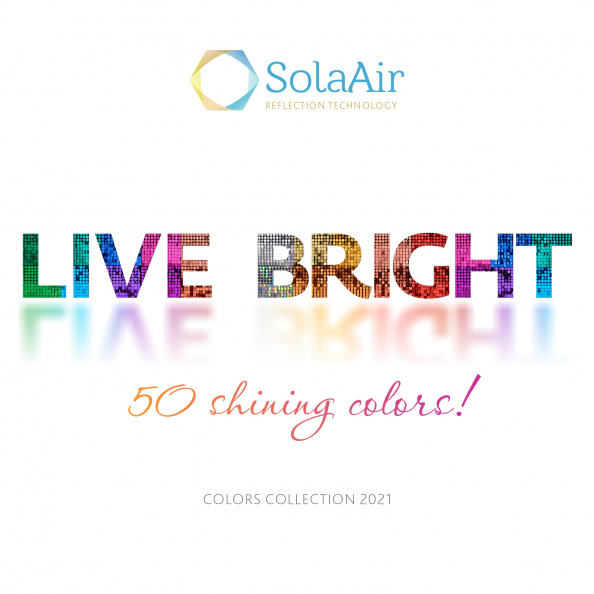 50 shining colors, sequin panel colors collection, SolaAiR