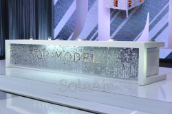Not only Sequin Panels, but also a Silver PVC Mirror Floor for Decoration